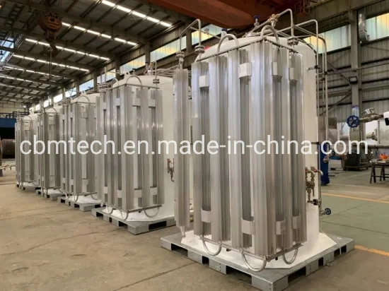 Lox/Lin/Lar/LNG/Lco2 Gas Storage Platform Microbulk Tanks