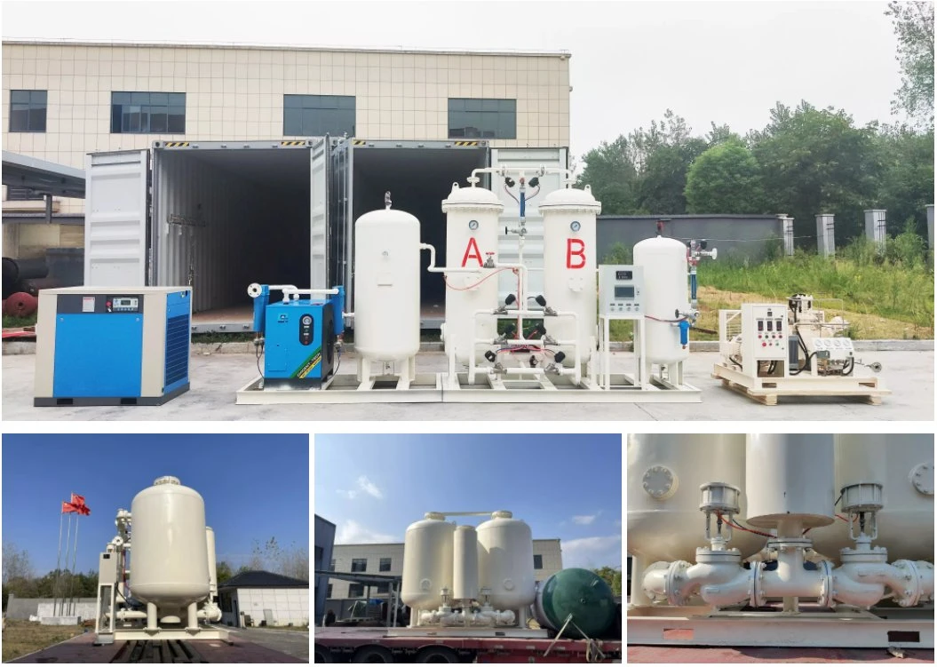 93-95% Purity Industrial and Medical Psa Oxygen Generator Plant with O2 Filling Systems Container Plant Machine