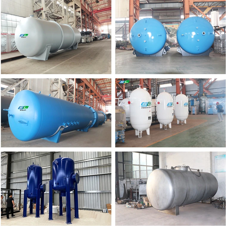 Supplier Sale Pressure Tank Vessel Natural Gas Storage Tank Buffer Receiver Tank